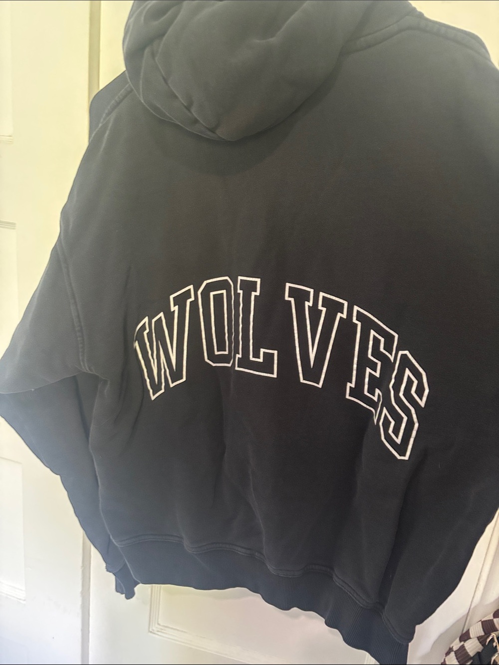 Darc Sport |BlackWolf-Print Hoodie - Picture 4 of 4
